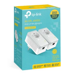 TP-Link Routeur Et Extension Wifi|Câble Et Connectique Réseau-CPL AV 600 Mbps avec prise intégrée