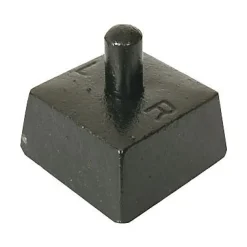 Afbat Crapaudine fonte ø16 mm - acier noir