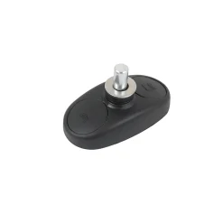 Afbat - Tb Industrie Sas Accessoire Pour Volet, Fenêtre Et Portail-Crapaudine à visser pour portail Ø12mm Afbat noir