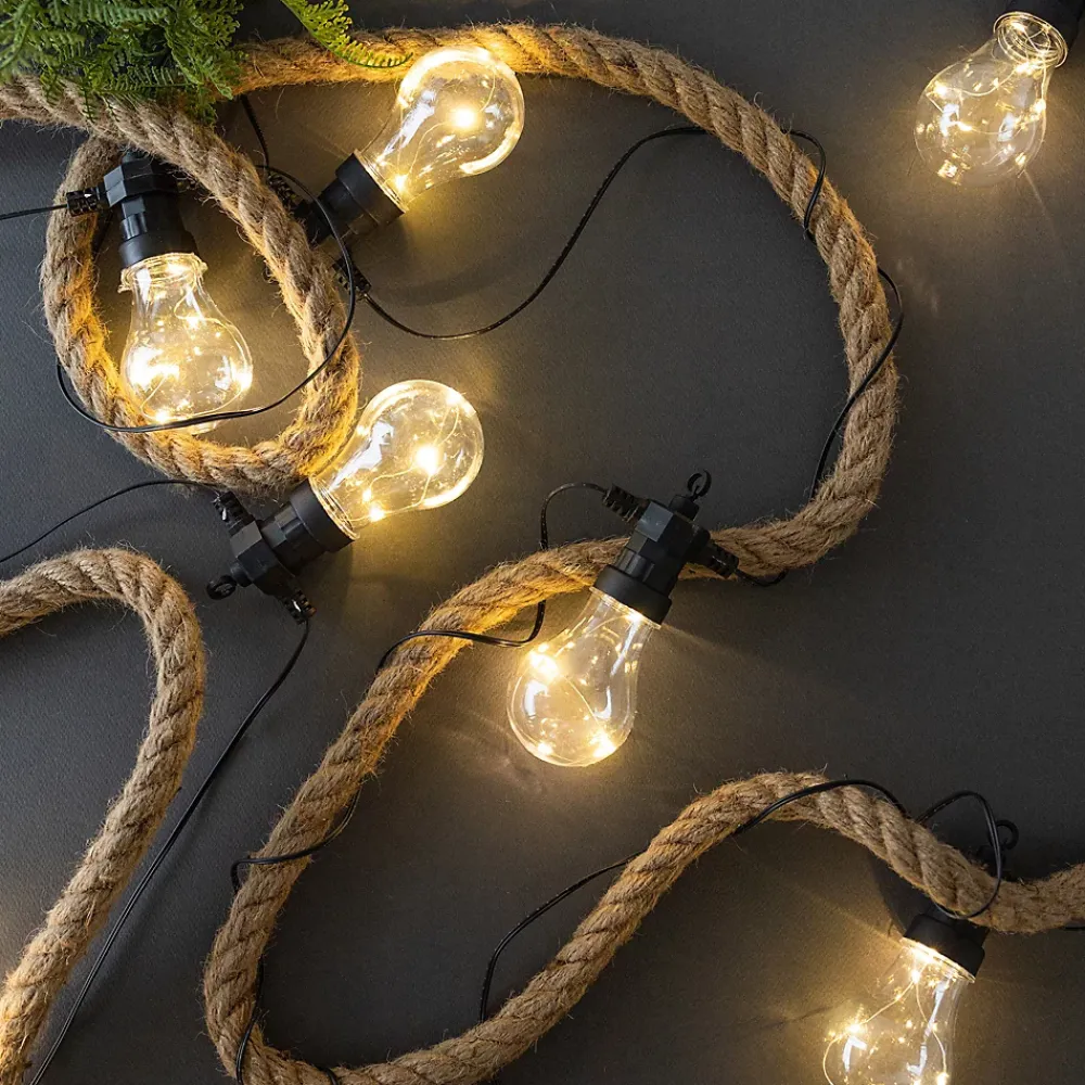 Creative Deco 5m Corde de Jute Epaisseur 20mm - Personnalisation Possible Tous les 5m - Corde Solide - Torsadé Fibres Naturelles