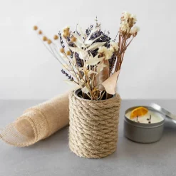 Creative Deco 50m Corde de Jute Epaisseur 10mm - Personnalisation Possible Tous les 5m - Corde Solide - Torsadé Fibres Naturelles