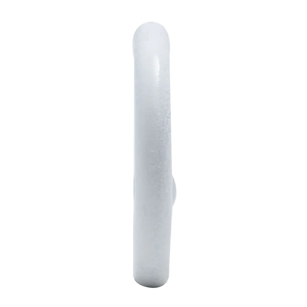 Viswood Piton À Visser-Crochet à visser plastifié blanc filet bois