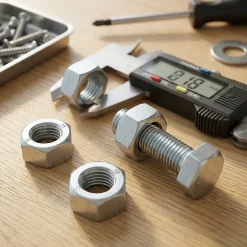 Diall Écrou-Écrou hexagonal acier zingué ø18 mm - 4 pièces