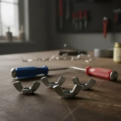 Diall Écrou-Écrou à oreilles acier zingué ø12 mm - 4 pièces