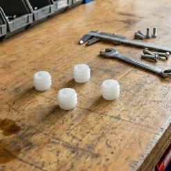 Diall 4 écrous inserts Plastique ø10 mm x L. 11 mm
