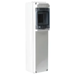 Ide Csn4pt - Coffret Pour Prise De Courant étanche Ip65 - 1 Rangée De 4 Modules - Star