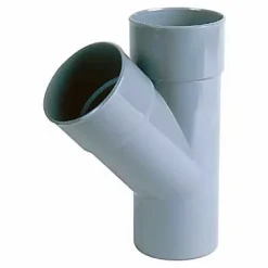 Fitt Tube Et Raccord Pvc-Culotte simple 45° mâle femelle ø80 mm