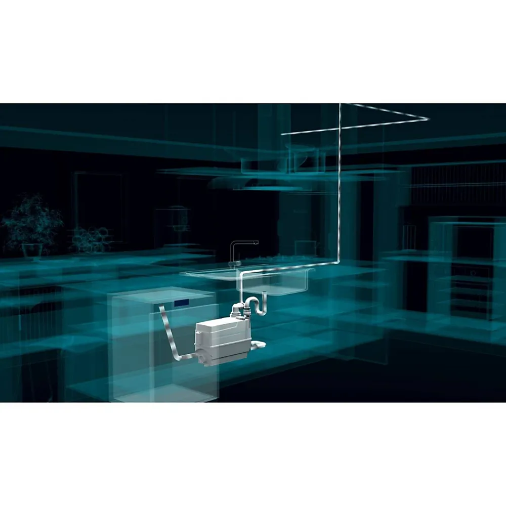 Grundfos Adoucisseur D'Eau-Cuve de relevage compacte SOLOLIFT2 C-3