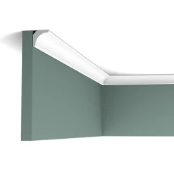 Orac Decor Moulure, Goulotte Et Plinthe-CX133 Corniche plafond - 2x2x200cm (h x p x L) - moulure décorative polymère A l'unité