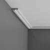 Orac Decor CX160 Corniche plafond - 1,3x4x200cm (h x p x L) - moulure décorative polymère A l'unité