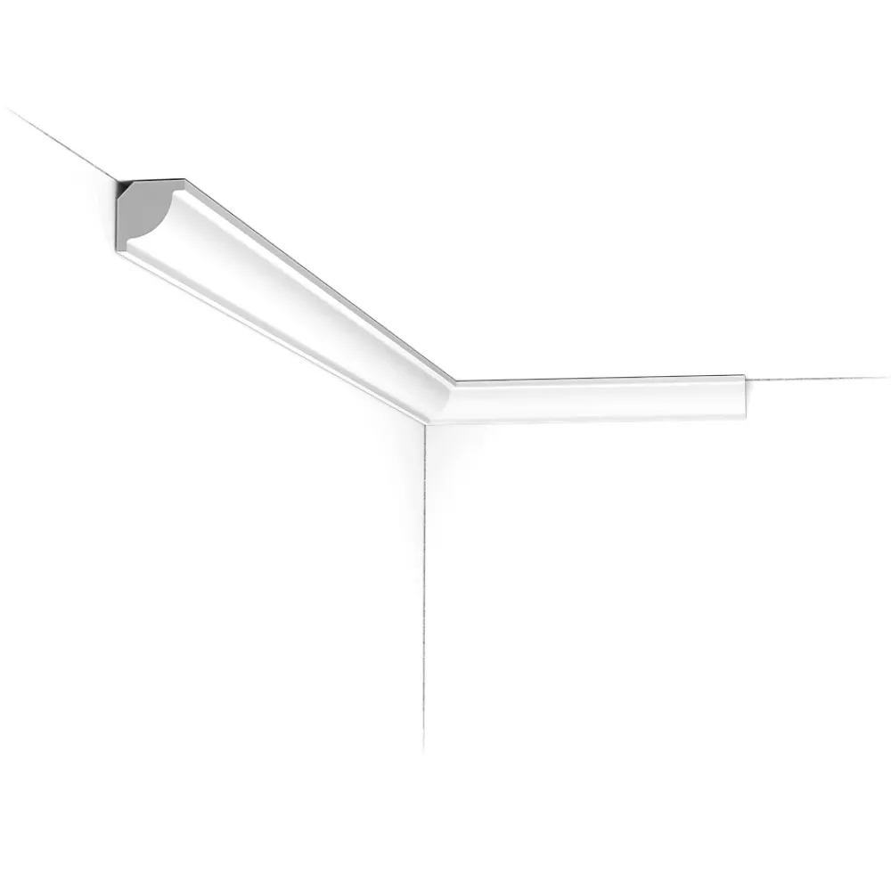 Orac Decor Moulure, Goulotte Et Plinthe-CX132 Corniche plafond - 2x2x200cm (h x p x L) - moulure décorative polymère A l'unité