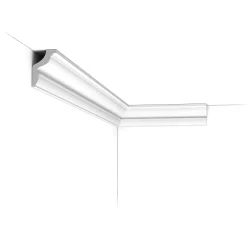 Orac Decor Moulure, Goulotte Et Plinthe-CX111 Corniche Plafond - 2,5x1,5x200cm (h x p x L) - moulure décorative polymère Carton complet