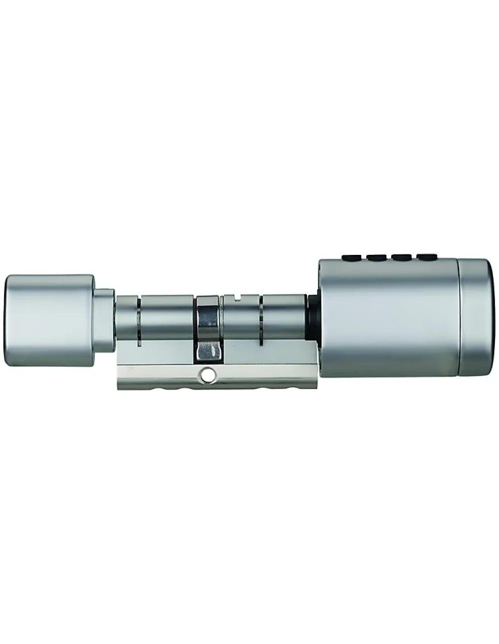 Thirard Serrure Et Gâche Électrique-Cylindre connecté Intelock STUDY, taille ajustable, argent - INTELOCK