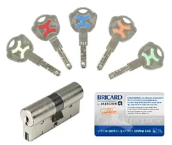 Bricard Cylindre débrayable Chifral x40 L.30x30 mm