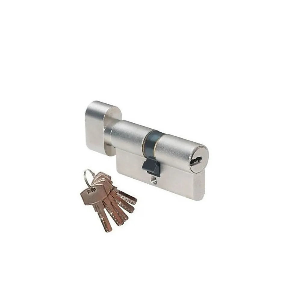 Securitegooddeal Cylindre de sécurité à bouton 60mm