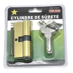 Jod1 Cylindre De Serrure-Cylindre de sécurité de 70 mm avec 5 clés renforcées
