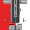 Vachette Cylindre de sécurité laiton 30 x 30 mm