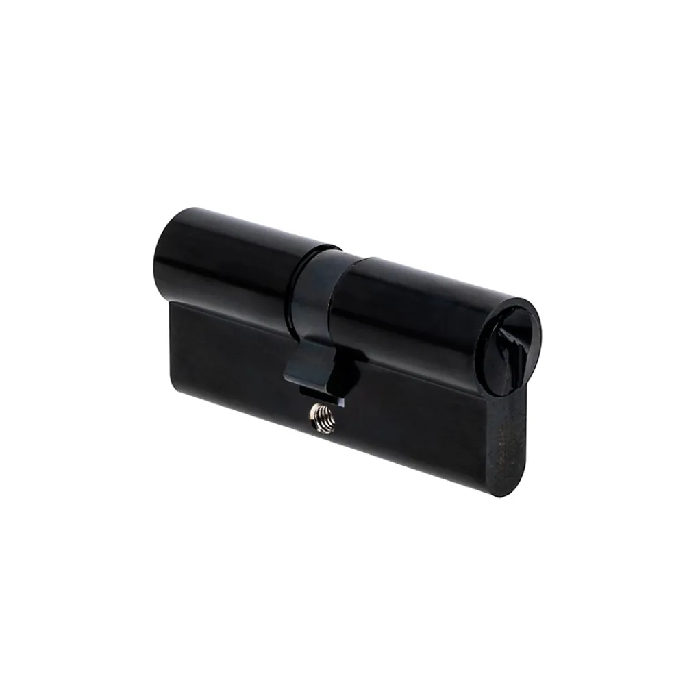 Vachette Cylindre de Serrure 35X35 mm finition PVD noir V5 3 clés