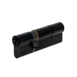 Vachette Cylindre De Serrure-Cylindre de Serrure 30x60 mm finition PVD noir V5 3 clés