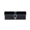Vachette Cylindre de Serrure 40X40 mm finition PVD noir V5 3 clés