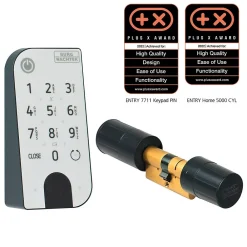 Burg-Wachter Serrure Connectée-Cylindre électronique Burg Wächter secuEntry Home 5001 PIN et clavier