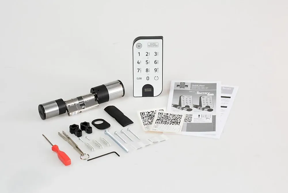 Burg-Wachter Cylindre électronique Burg Wächter secuEntry Easy+ 7602 FP et clavier