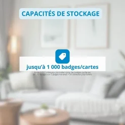 LOCKY Serrure Connectée-Cylindre électronique de serrure connecté étanche -13 double à badge rfid mifare