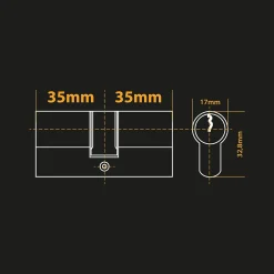Extel Cylindre 35/35 pour serrure connectée Lock - - 720108