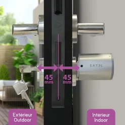 Extel Cylindre 45/45 pour serrure connectée Lock - - 720113