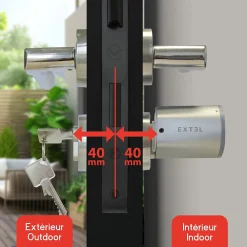 Extel Cylindre 40/40 pour serrure connectée Lock - - 720112