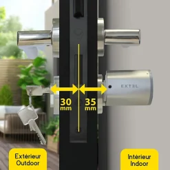 Extel Cylindre 30/35 pour serrure connectée Lock - - 720106