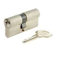 Yale Serrure Connectée-Cylindre série 500+ 30x30 mm nickelé - 5 goupilles - 3 clés