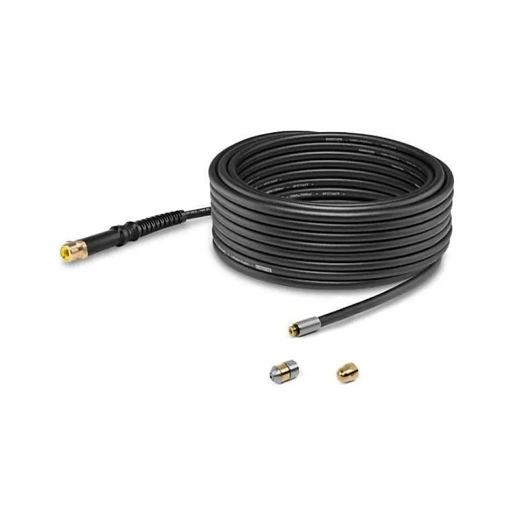 Karcher Déboucheur Ventouse-Débouche canalisations 15 m + set de buses -