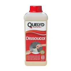Quelyd Colle Papier Peint-Décolleur de papier peint Dissoucol - surface de couverture 560 m² - contenance 1 L - 30611655