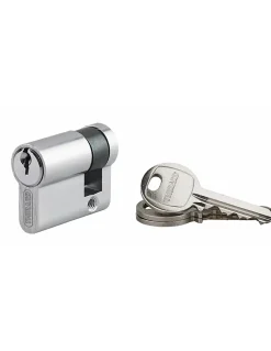 SP Cylindre De Serrure-Demi-cylindre de serrure Ecopro, 30x10mm, anti-arrachement, 3 clés, nickel -