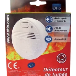 Divers_Sm DETECTEUR DE FUMEE AUTONOME DAAF NF EN14604 NF 5 ans