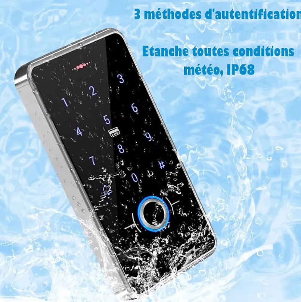 Automatisme Passion Serrure Et Gâche Électrique-Digicode à codes et empreintes digital pour porte et portillon