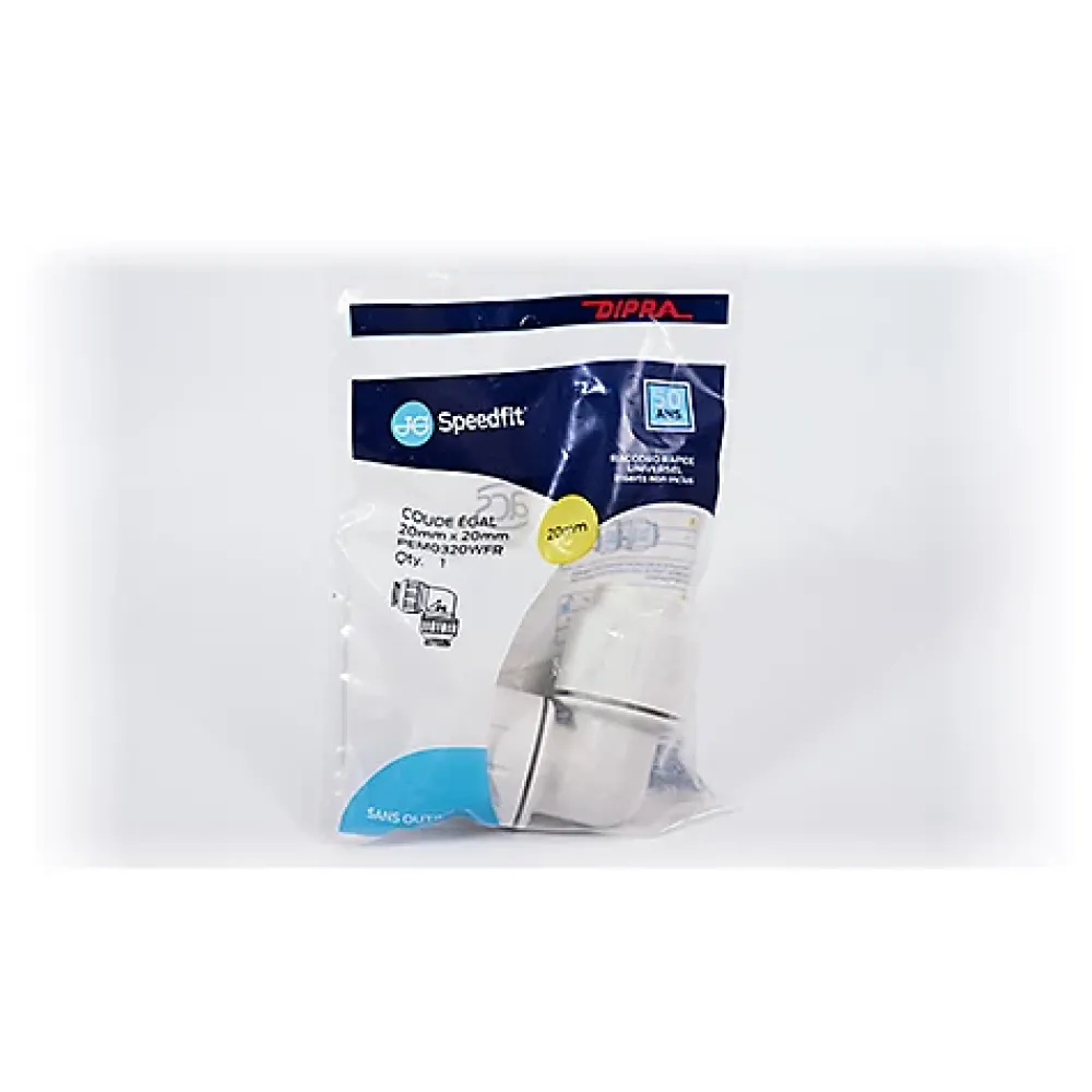 Dipra Tube Et Raccord Pehd-- Coude égal Speedfit diamètre 20