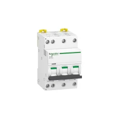 Schneider Electric Disjoncteur 25A - iDT40T Acti9 - 6kA - courbe C - 3P+N