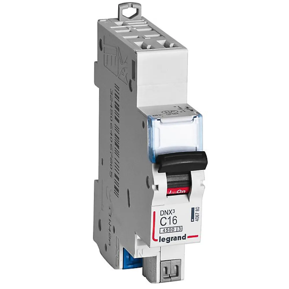 Legrand Disjoncteur Et Coupe-Circuit-Disjoncteur auto / auto DNX3 4500 - départ - 4,5 kA - courbe C - 20 A -