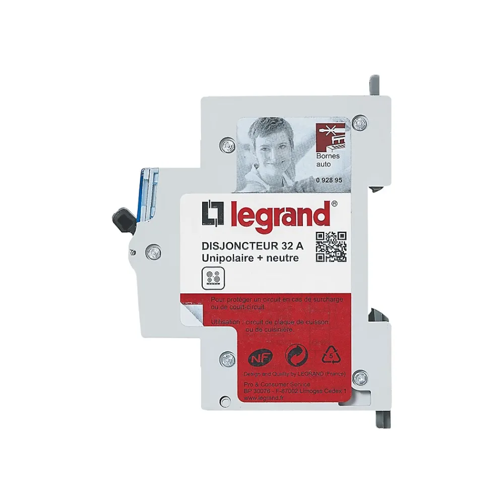 Legrand Disjoncteur Et Coupe-Circuit-Disjoncteur Automatique 32A blanc