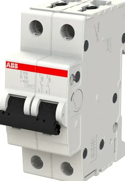 ABB Disjoncteur bipolaire courbe D 16A