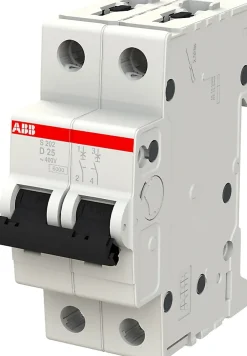 ABB Disjoncteur bipolaire courbe D 25A