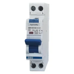 Imo Disjoncteur Différentiel 30ma 25a - Type Ac - 6ka - Courbe C - 1p+n - 1 Module -