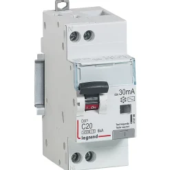 Legrand Interrupteur Et Disjoncteur Différentiel-Disjoncteur différentiel type AC 30mA - 20A