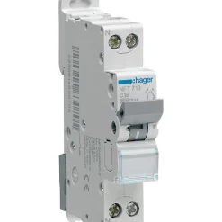 Hager Disjoncteur - 1P+N - 32A - 6-10kA - Type C
