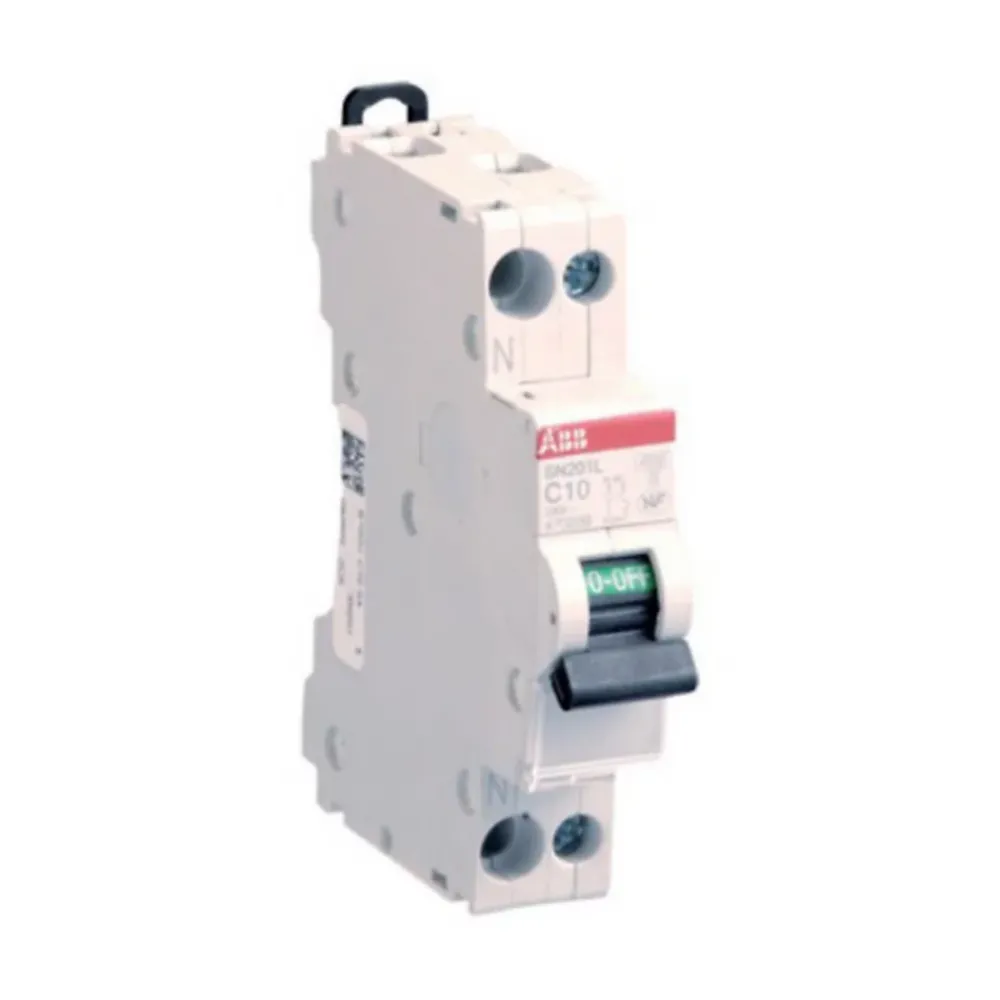 ABB Disjoncteur modulaire Phase + Neutre 10A 3KA à vis
