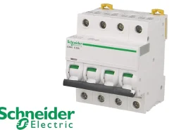 Schneider Electric Disjoncteur Et Coupe-Circuit-Disjoncteur modulaire tétrapolaire Schneider Acti9 iC60N 20A courbe C