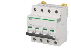 Schneider Electric Disjoncteur Et Coupe-Circuit-Disjoncteur modulaire tétrapolaire Schneider Acti9 iC60N 20A courbe C