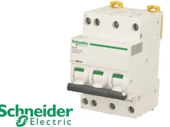 Schneider Electric Disjoncteur Et Coupe-Circuit-Disjoncteur modulaire tétrapolaire compact Schneider Acti9 iC40N 16A courbe C